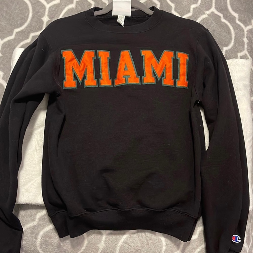 University of Miami bookstore crew neck